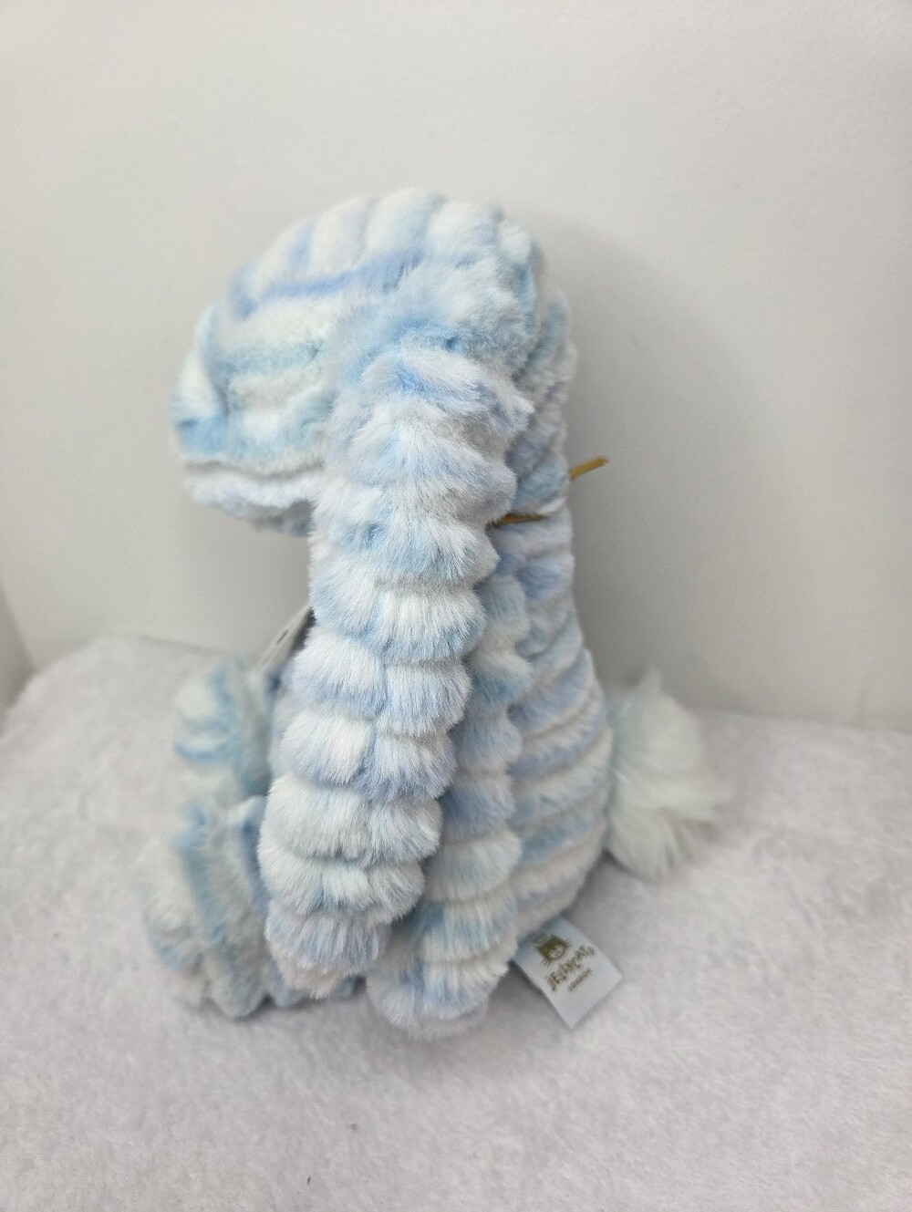 NWT Customized Jellycat Nimbus Luxe Bunny "Admiral" - Picture 2 of 6